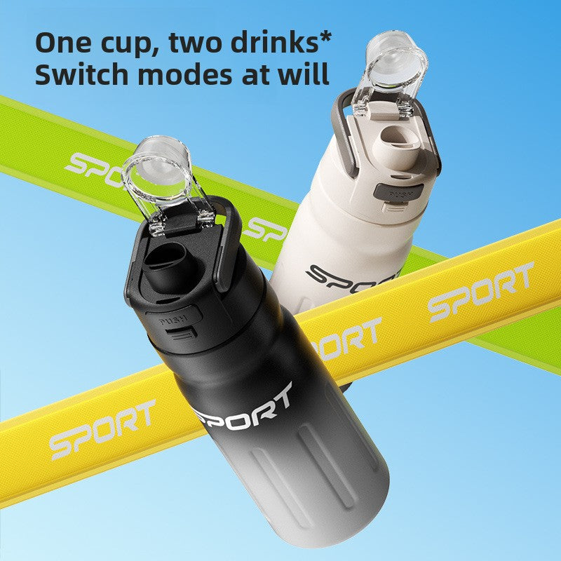Double-swing lid insulated cup