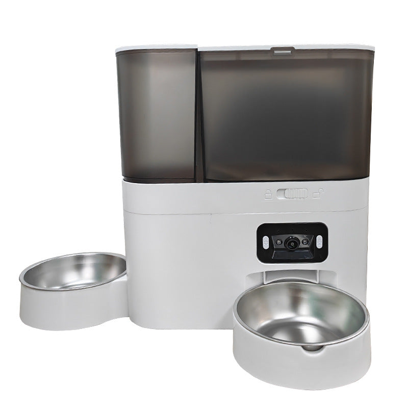 Cat feeding and water supply integrated feeding machine