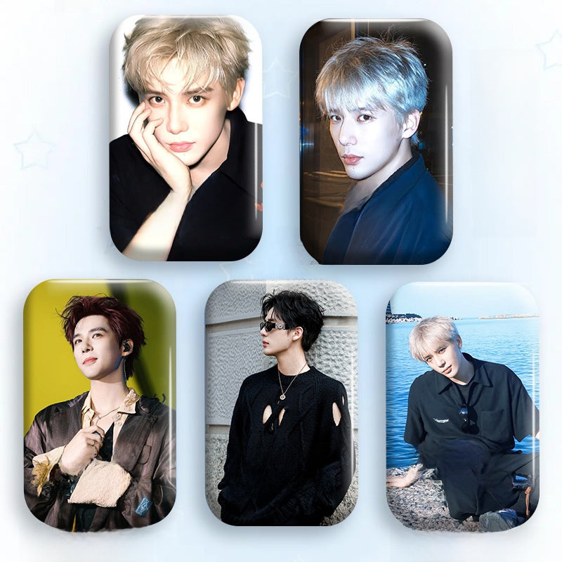 Celebrity Theme Laser Cut Tinplate Badge