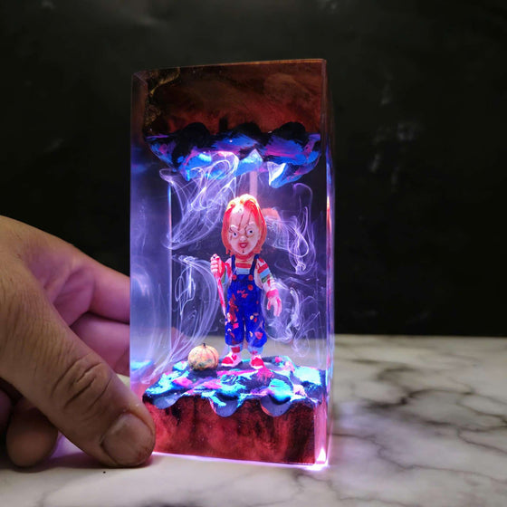 Horror Character Epoxy Resin Desktop Lamp product image 3
