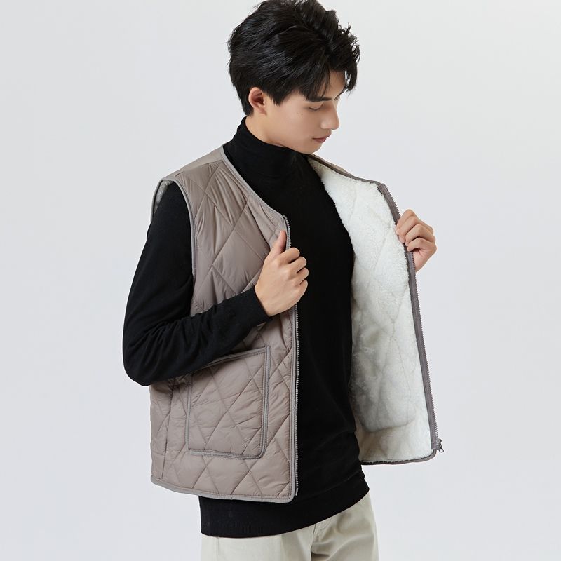 Men's fleece lined thickened zip jacket, photo 1