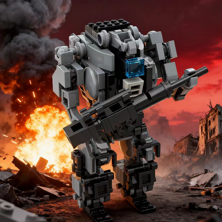 Military Mecha Building Blocks Set