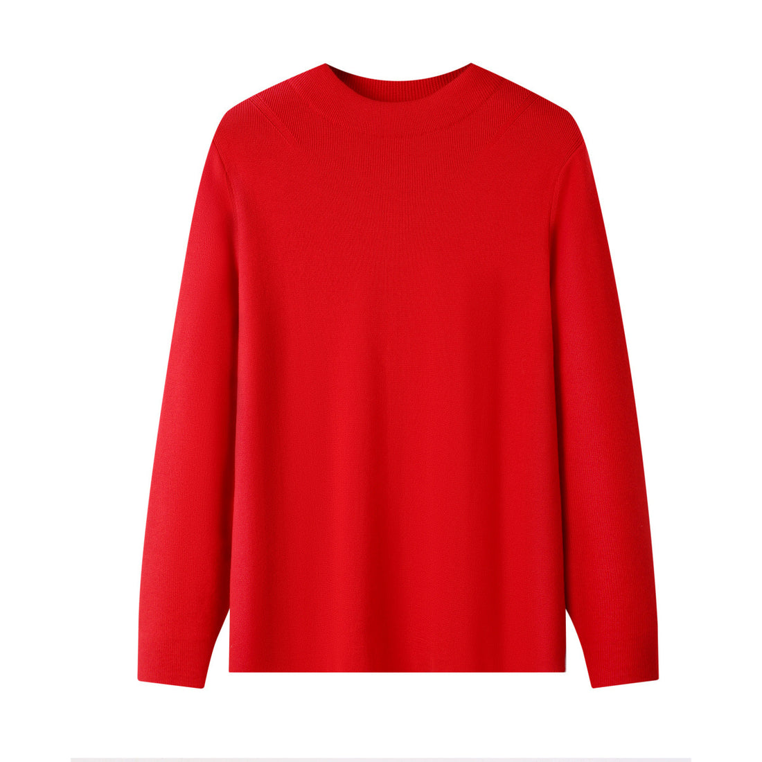 Men's 100% Pure Cotton Round Neck Pullover Long Sleeve