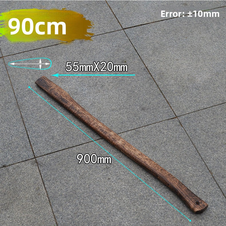 Carbonized Hardwood Axe Handle for Outdoor Use