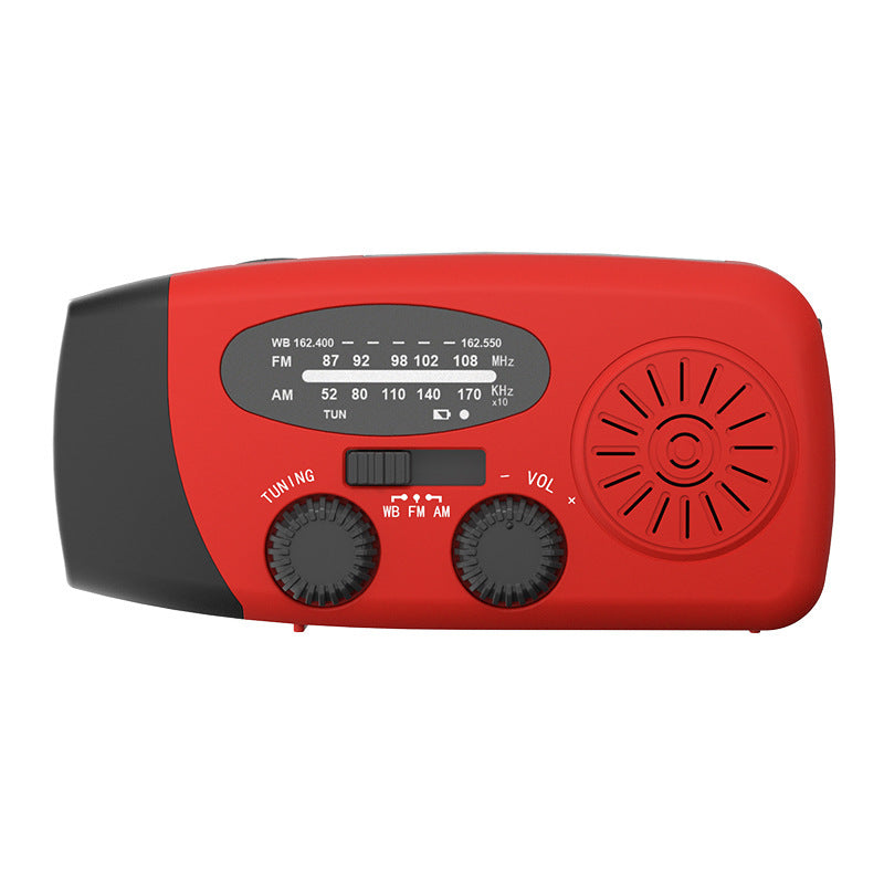 Multifunctional Emergency Hand Crank Radio with Flashlight