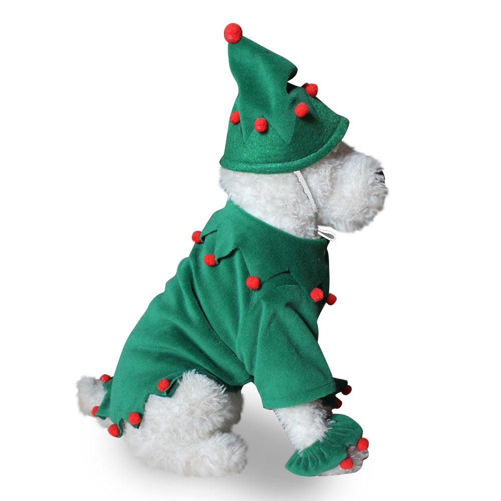 Winter Warm Striped Thickened Pet Clothes