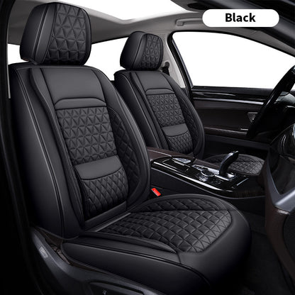 Leather Car Seat Cover with Lumbar Support