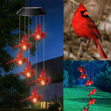 Solar Hummingbird Wind Chime Light Led