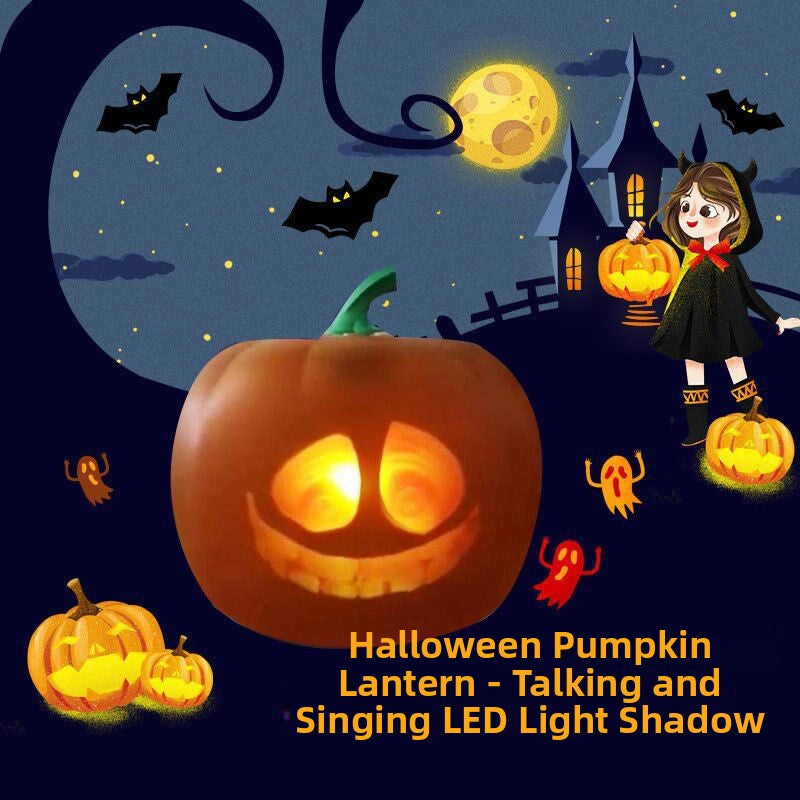 Sunreal Talking Pumpkin Lantern Halloween Projector