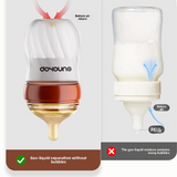 Newborn Baby Anti Colic Glass Bottle