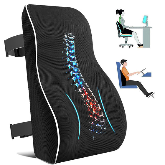 Cushion Memory Foam Slow Rebound Lumbar Pillow Seat Health & Wellness product image 1
