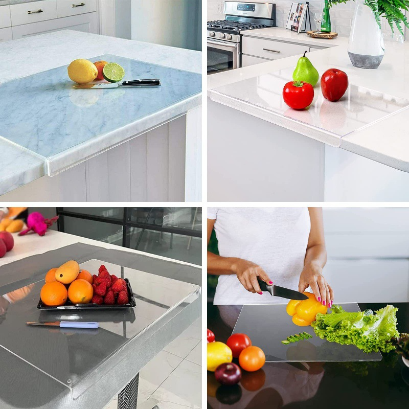 Clear Acrylic Anti-Slip Cutting Board