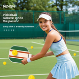 Pickleball Wooden Paddle Set with Balls and Bag