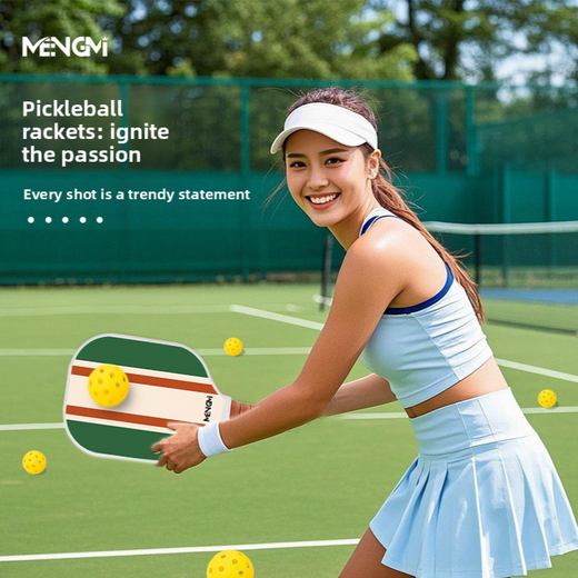 Pickleball Wooden Paddle Set with Balls and Bag