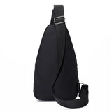 Mens PU Leather Crossbody Chest Bag