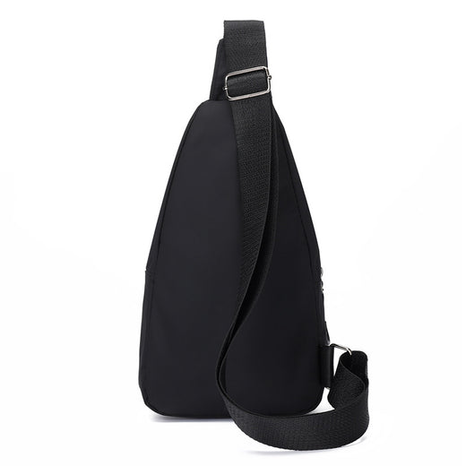 Mens PU Leather Crossbody Chest Bag