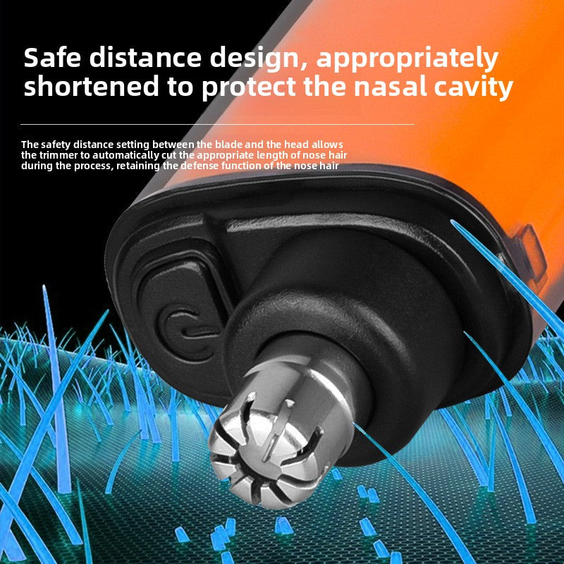 Electric Nose Hair Trimmer Compact Portable Rechargeable Detachable Washable Blades product image 3