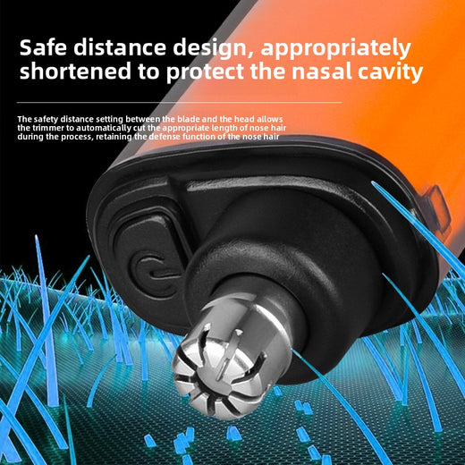 Electric Nose Hair Trimmer Compact Portable Rechargeable Detachable Washable Blades product image 3