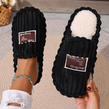 Womens Plush Winter Slippers