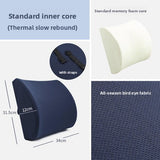 Back support cushion with cotton fabric