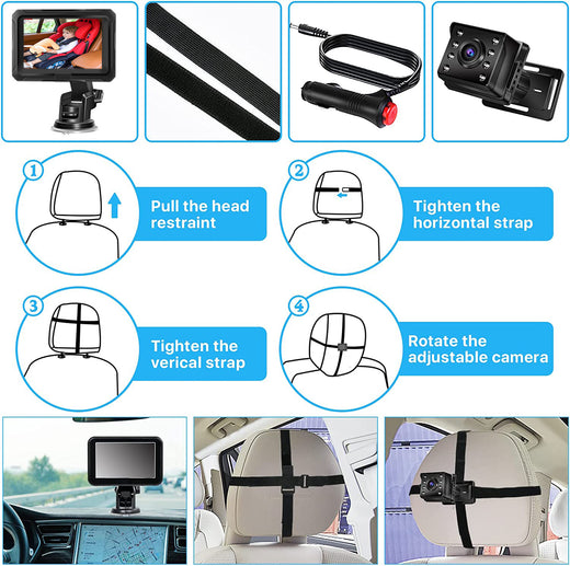 4.3 Inch HD Car Baby Monitor with Night Vision product image 4