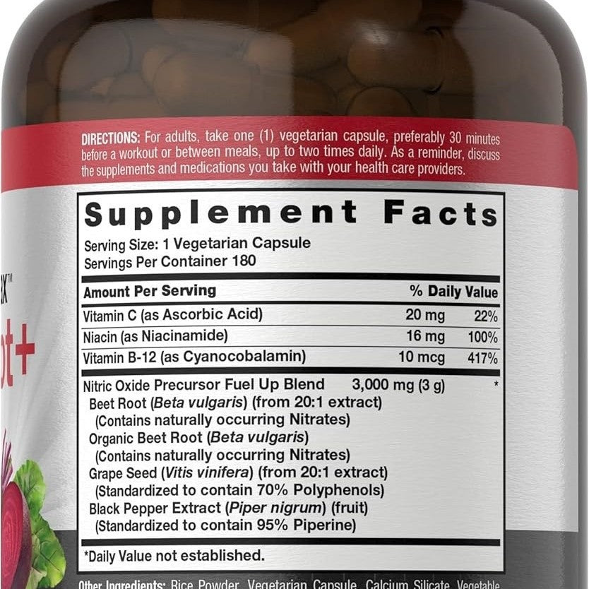 Nitric Oxide Beetroot Capsules product image 3