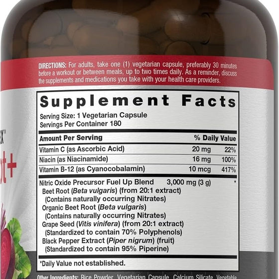 Nitric Oxide Beetroot Capsules product image 3