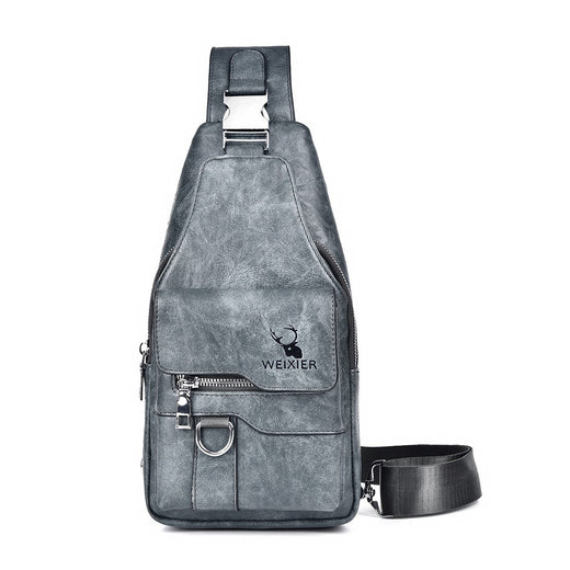 Retro Mens Waterproof Chest Bag