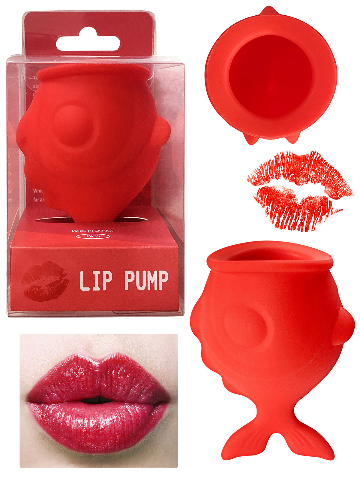 Silicone lip-plumping device product image 1
