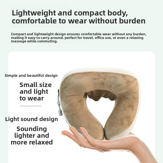 Rechargeable Heating Vibration Massage Pillow Health & Wellness product image 4