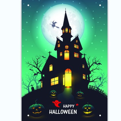 Custom Halloween Backdrop Cloth