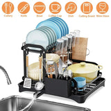 2 Tier Dish Drying Rack Organizer