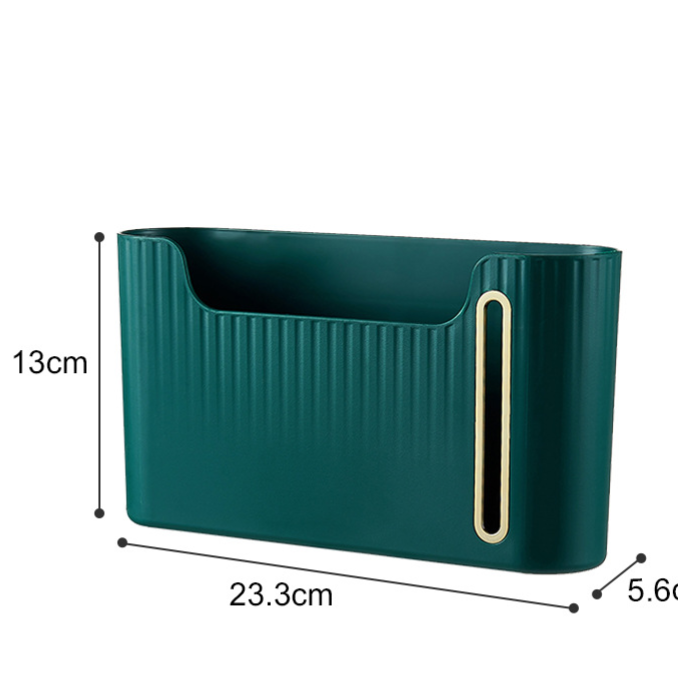 Punch-Free Wall-Mounted Plastic Bag Storage Box