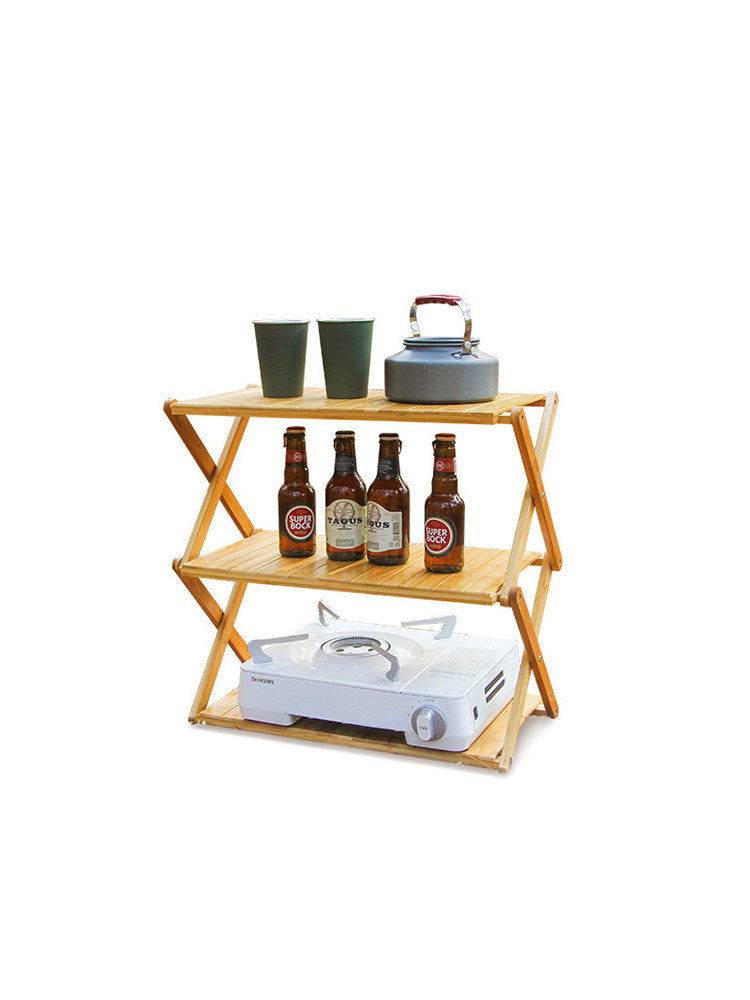 Portable Camping Folding Storage Rack