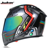 Full Face Bicycle Helmet with Dual Lens