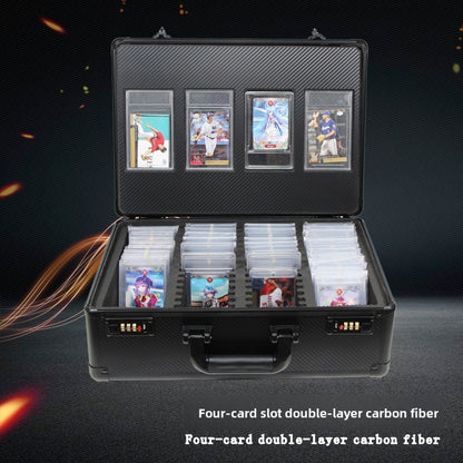 Double Layer Transparent Card Storage Box