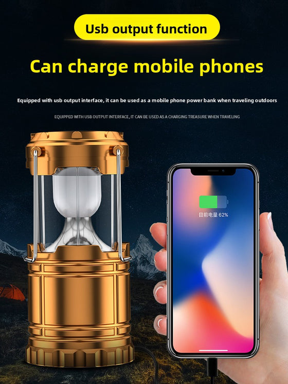 Solar Rechargeable Camping Lantern with Power Bank Camping & Hiking product image 2