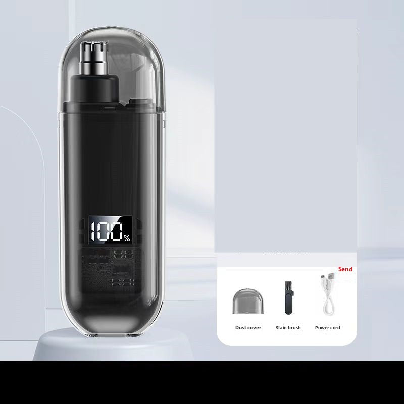 Electric Nose Hair Trimmer Men Women Washable Digital Display product image 8