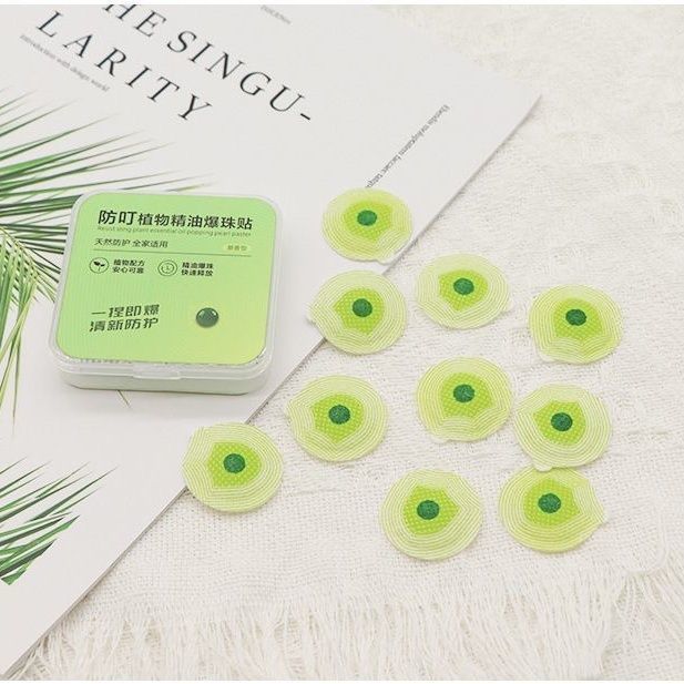 Explosive Bead Mosquito Repellent Patch for Children, Special Essential Oil Anti-Mosquito Patch, Artifact for Pregnant Women, Babies, Adults, Outdoor, Powerful and Long-Lasting