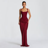 Slim Fit Bodycon Dress with Square Neck