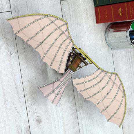 Da Vinci Aircraft Paper Model DIY Assembly Kit