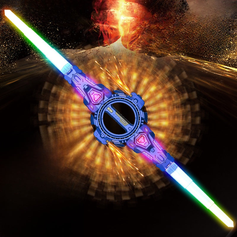 Rotating Double-Edged Lightsaber Toy