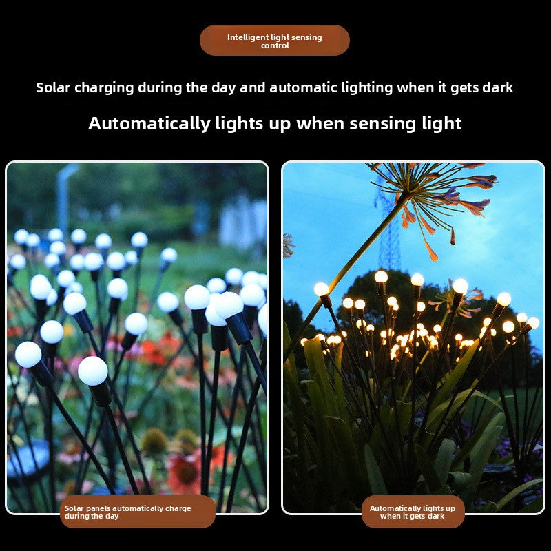 Solar-Powered Outdoor Firefly Lights