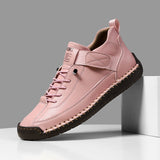 Handmade Stitched Flat Martin Boots for Men and Women
