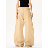 Deconstructed Wide-Leg Cotton Casual Pants Clothing & Accessories product image 3