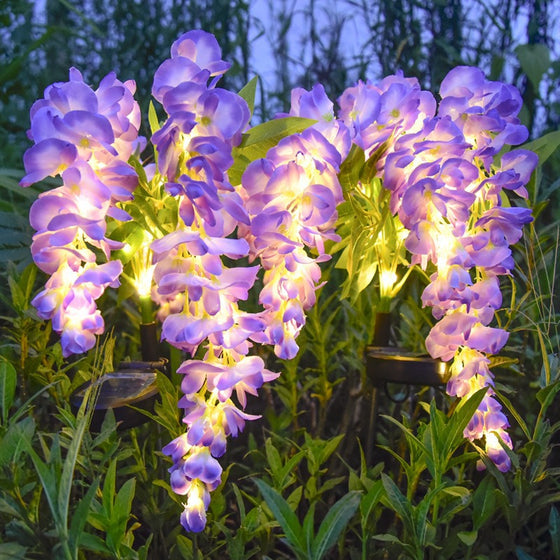 Solar powered wisteria flower garden light Outdoor & Pond Lighting product image 3