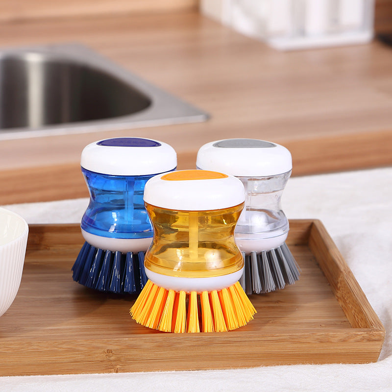 The pot scrubber is non-stick to oil