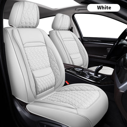 Leather Car Seat Cover with Lumbar Support