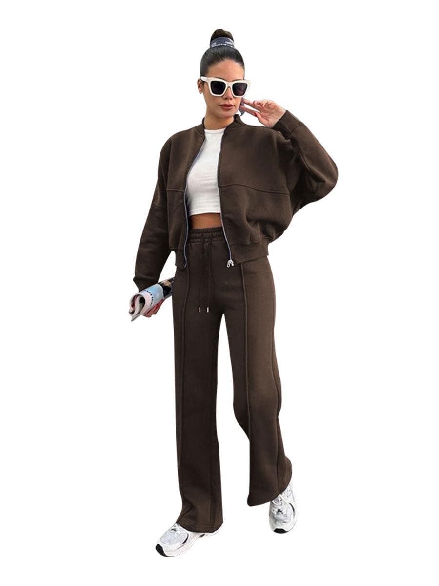 Solid fleece cardigan