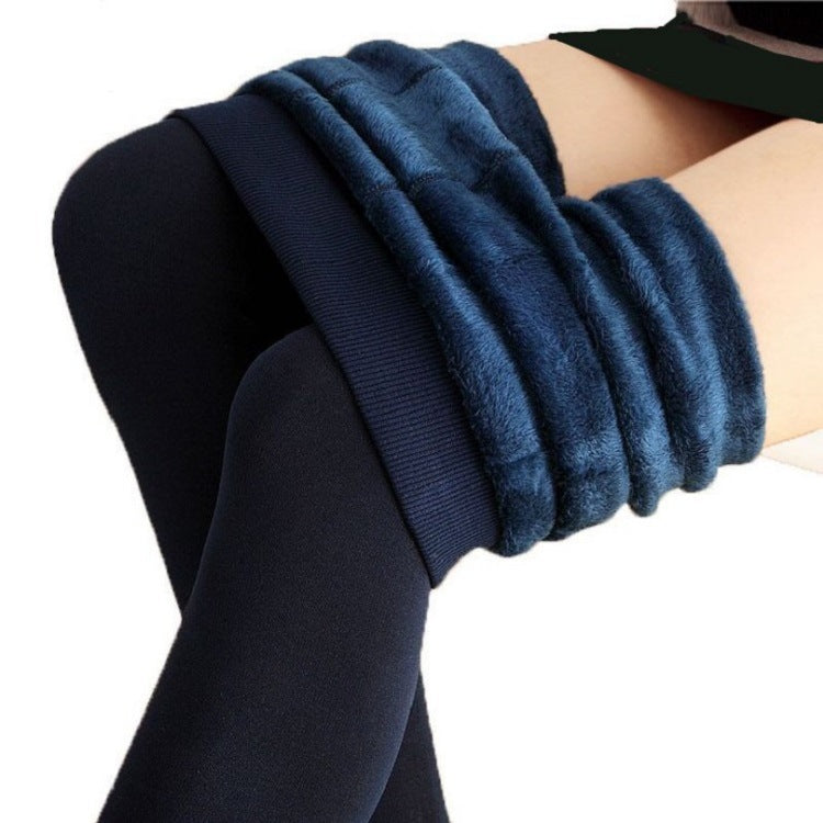 Fleece-lined thick leggings